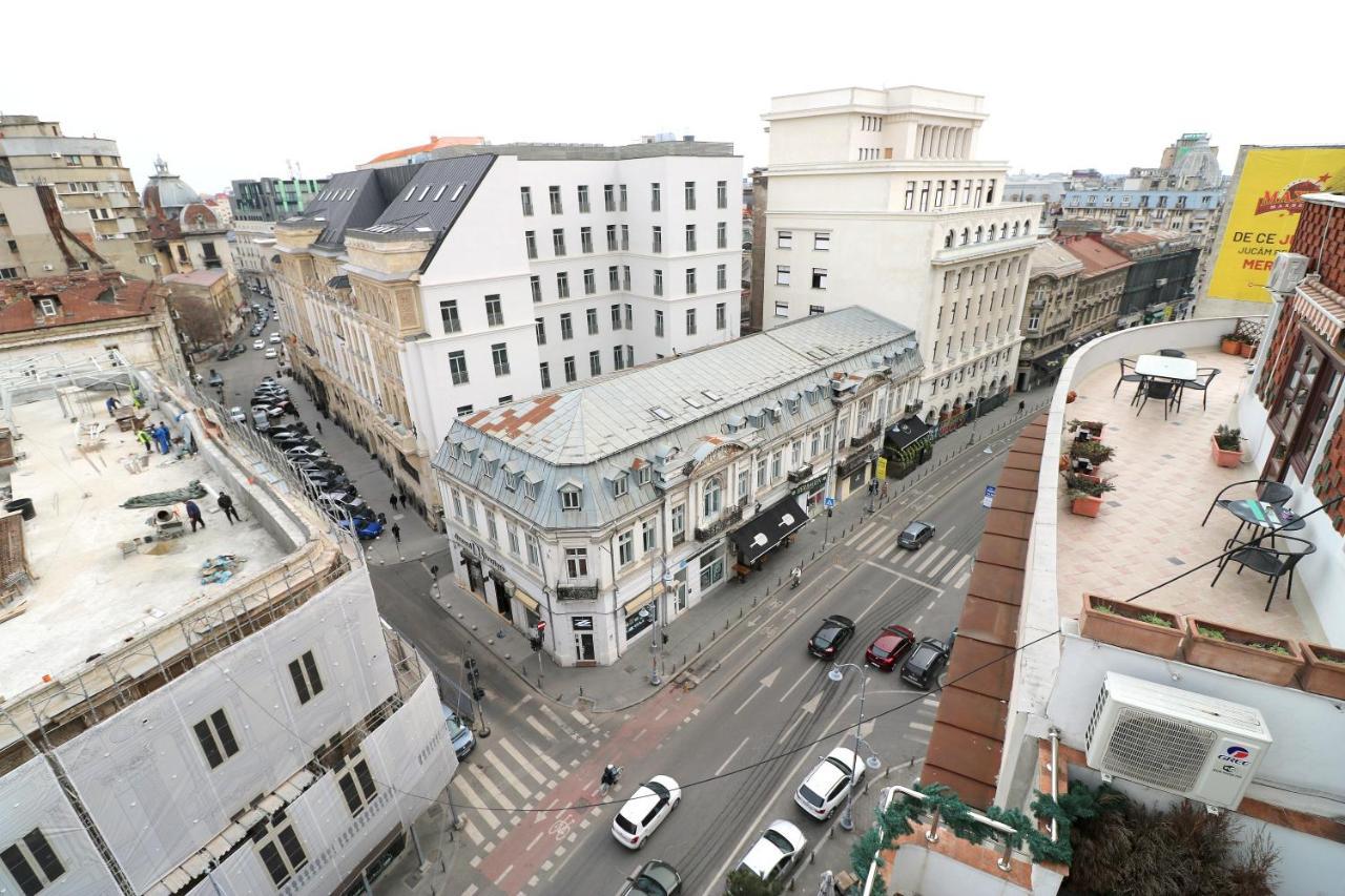 Appartement Deluxe Studio Old Center Panoramic View Terrace à Bucarest Extérieur photo
